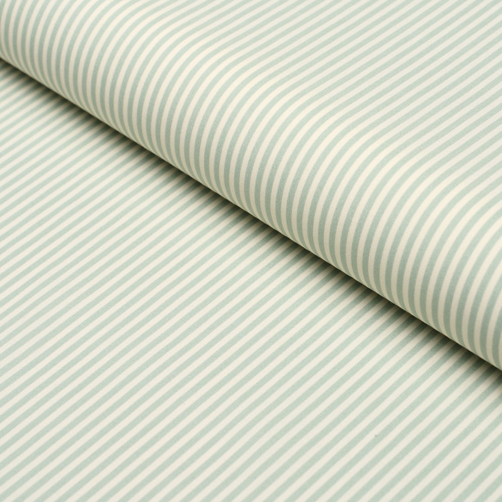 NEWPORT POPLIN STRIPE | Aqua