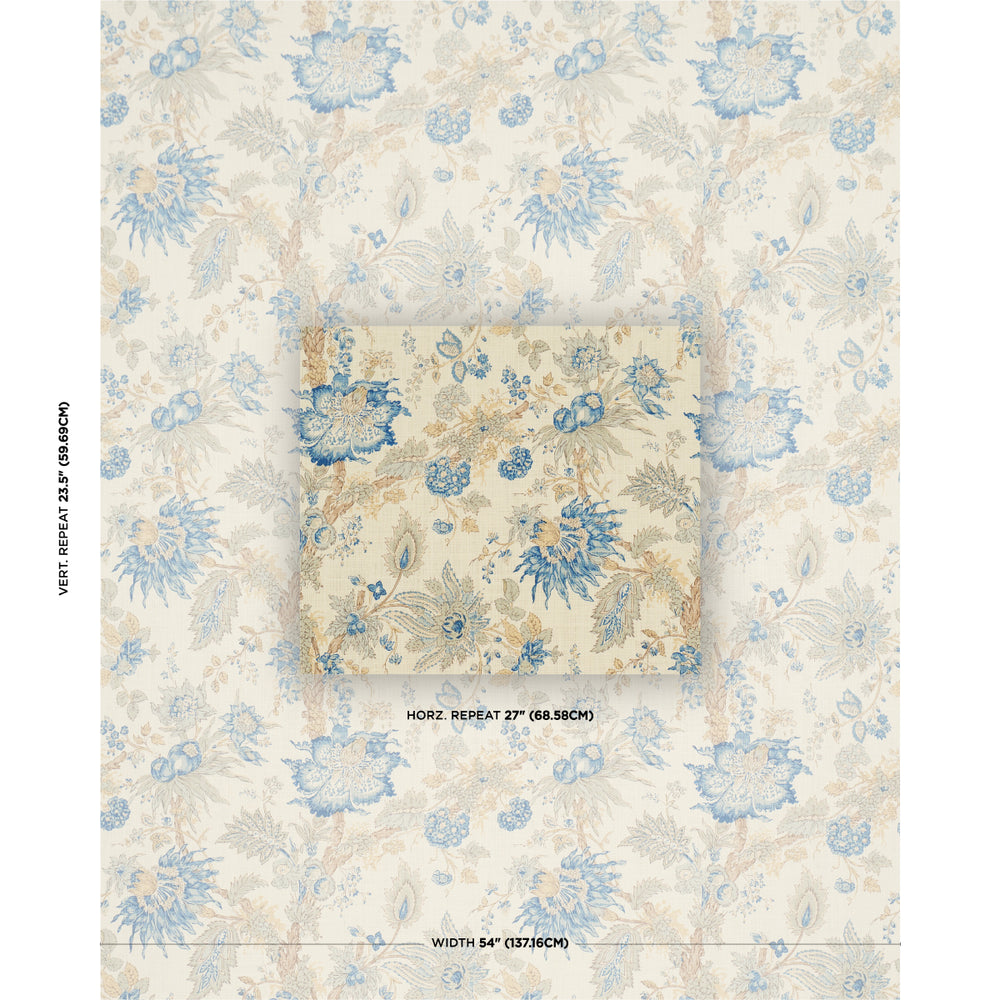 ELLIS FLORAL VINE | Indigo