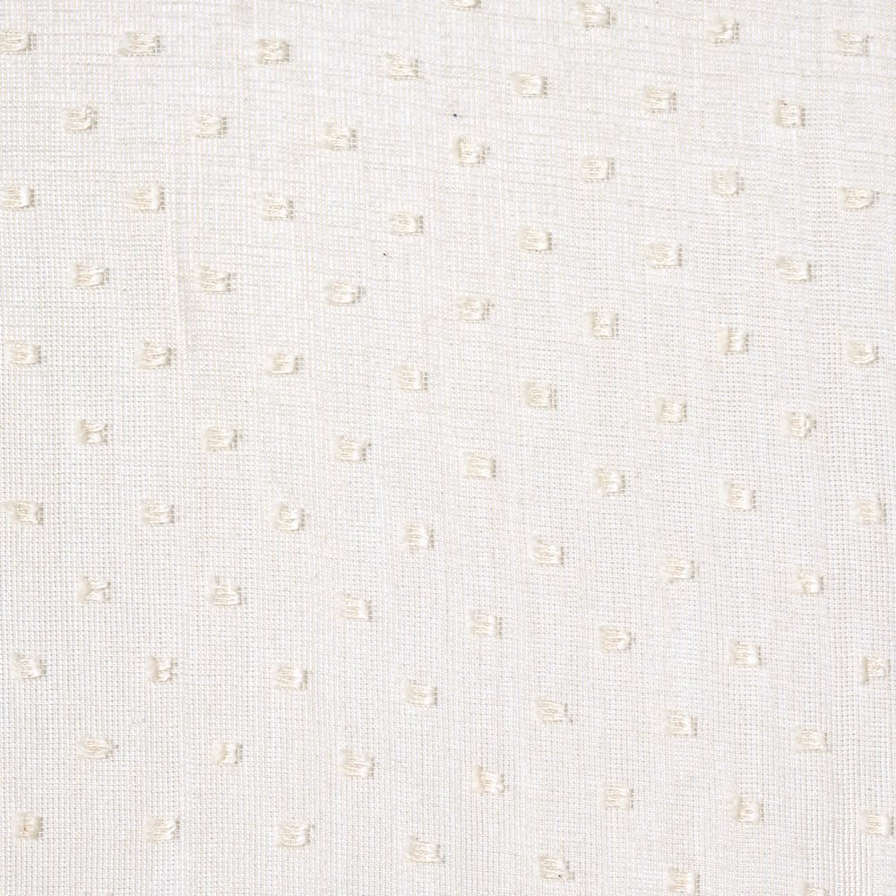 PARSEME EMBROIDERED SHEER | Antique Ecru