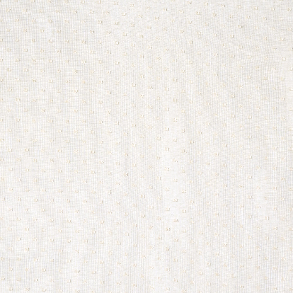 PARSEME EMBROIDERED SHEER | Antique Ecru