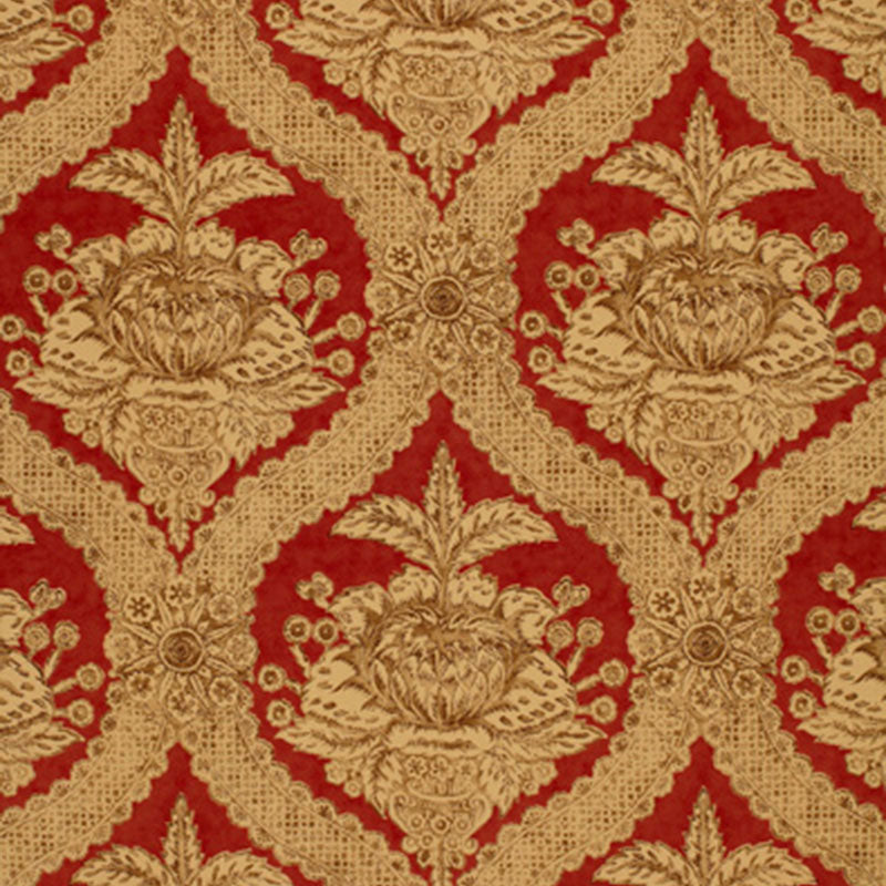 HADDON HALL DAMASK | Venetian Red