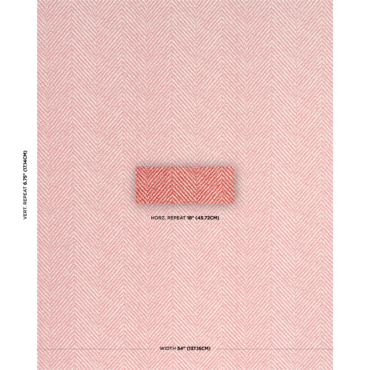 CHEVRON D'ETE INDOOR/OUTDOOR | Coral