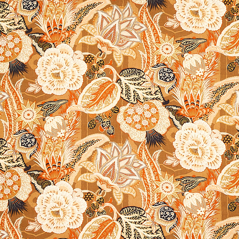 ZANZIBAR LINEN PRINT | SANDALWOOD