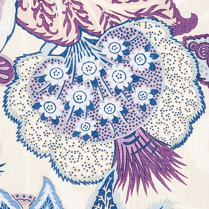 ZANZIBAR LINEN PRINT | Hyacinth