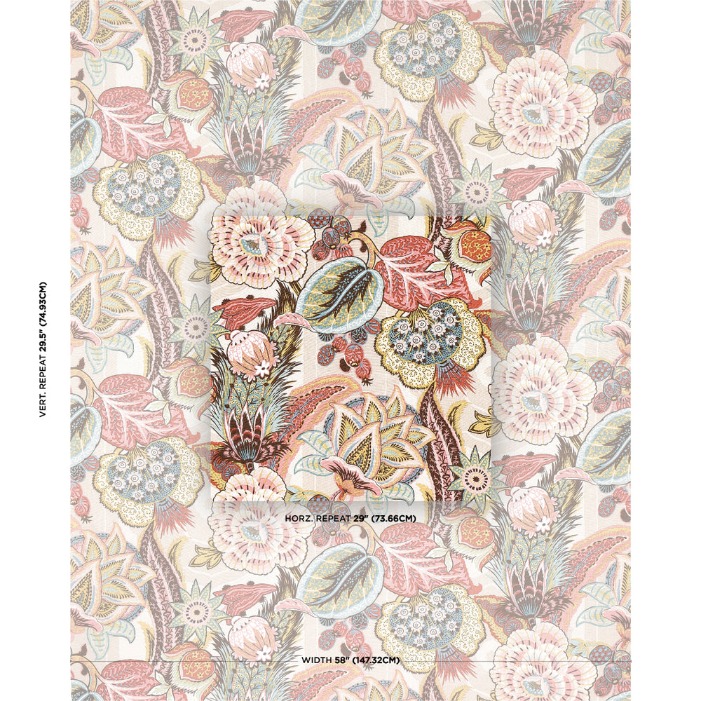 ZANZIBAR LINEN PRINT | Pink