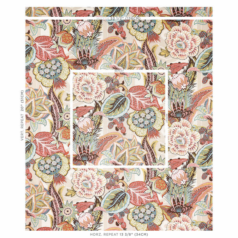 ZANZIBAR LINEN PRINT | Pink