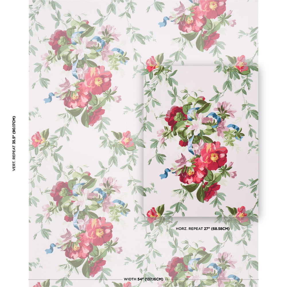 ELLESMERE RIBBON FLORAL | Ivory