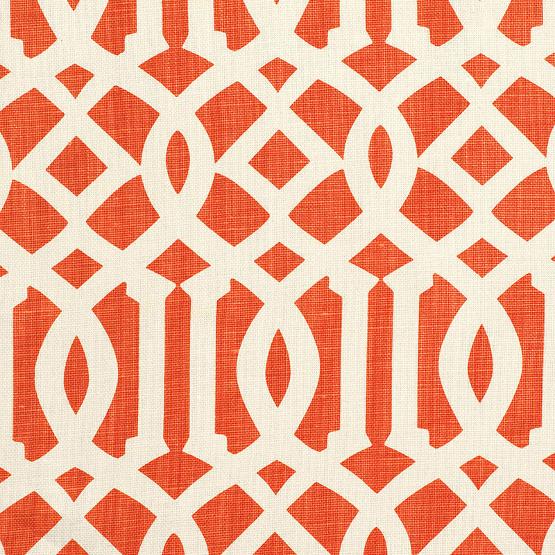 IMPERIAL TRELLIS II | IVORY / MANDARIN