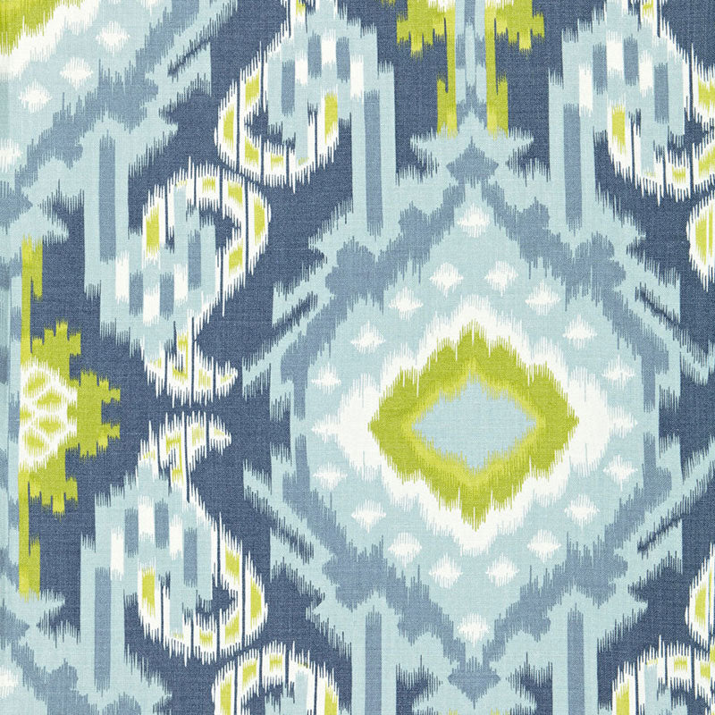 KIRIBATI IKAT PRINT | AQUAMARINE