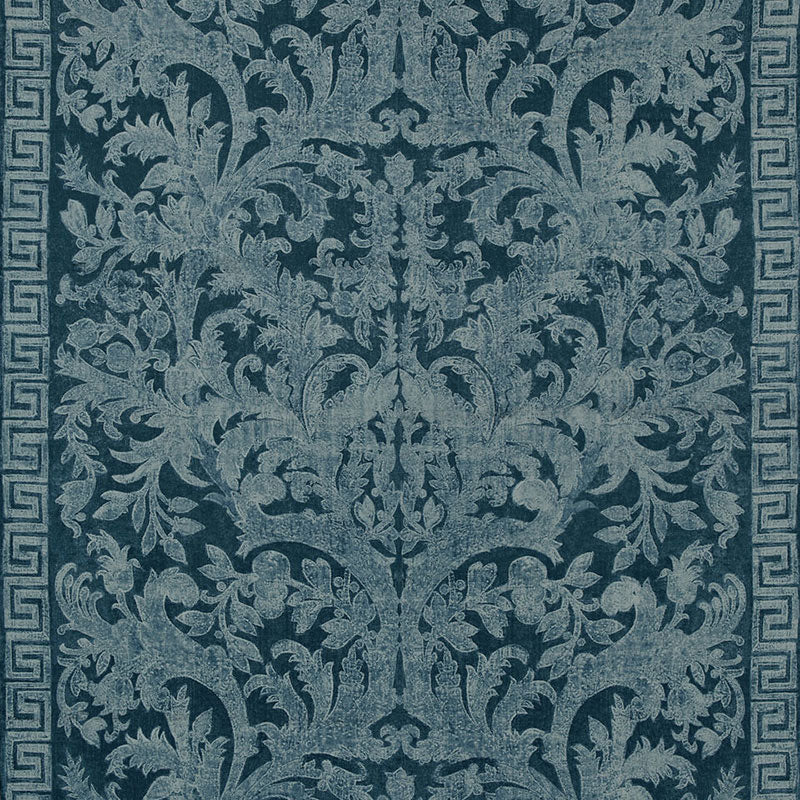 CARLOTTA VELVET DAMASK | INDIGO