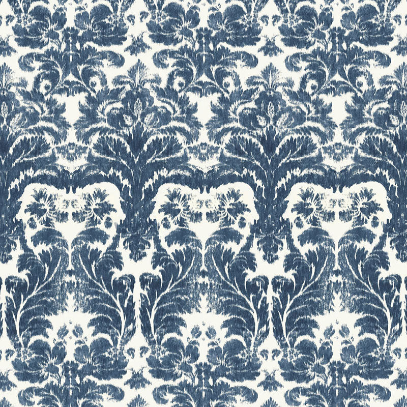 AURORA DAMASK | INDIGO