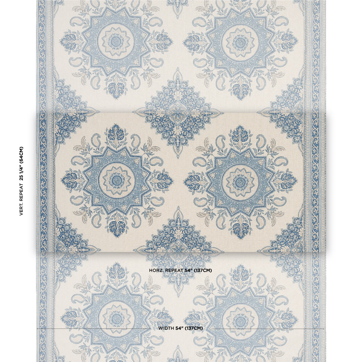 MONTECITO MEDALLION | China Blue