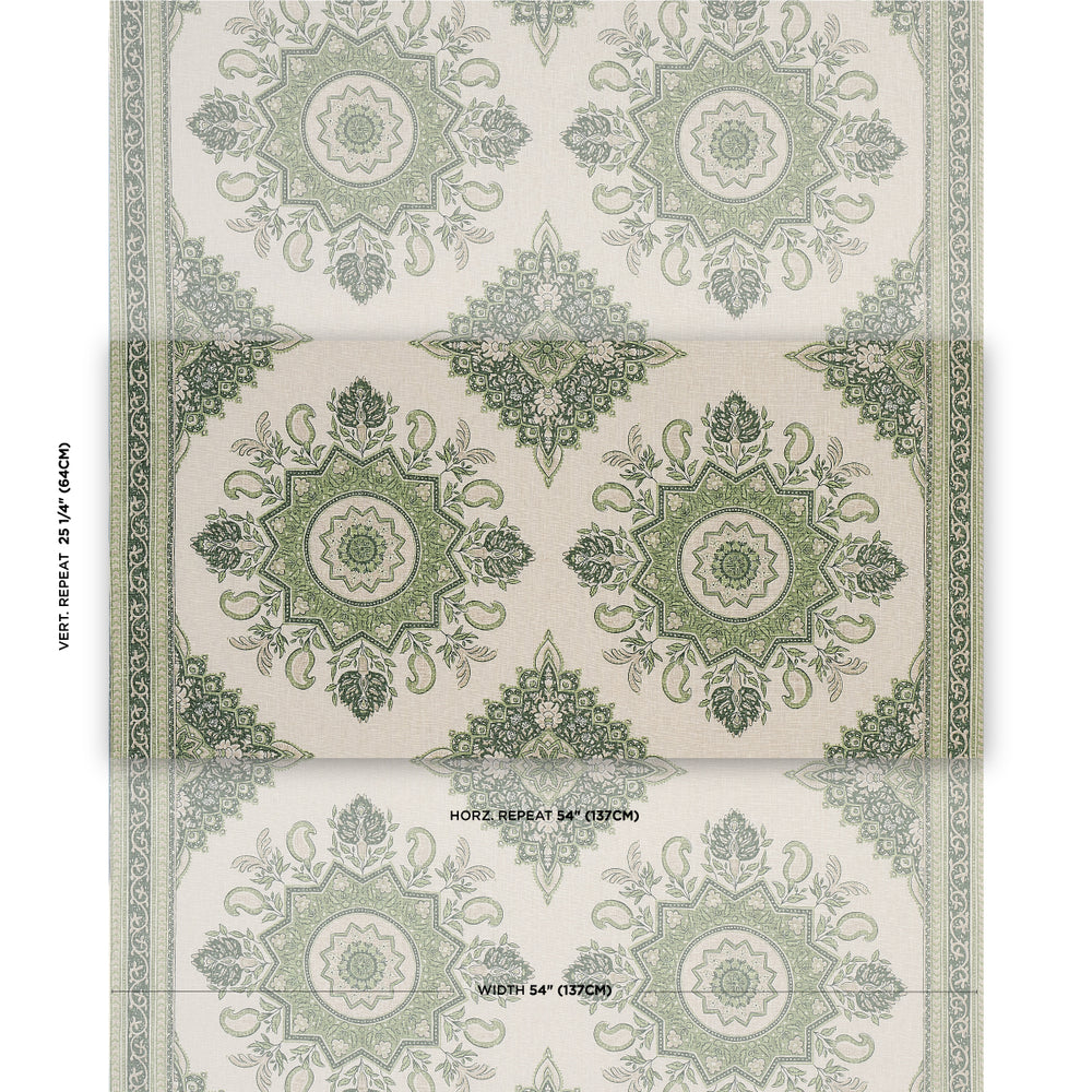 MONTECITO MEDALLION | Leaf Green