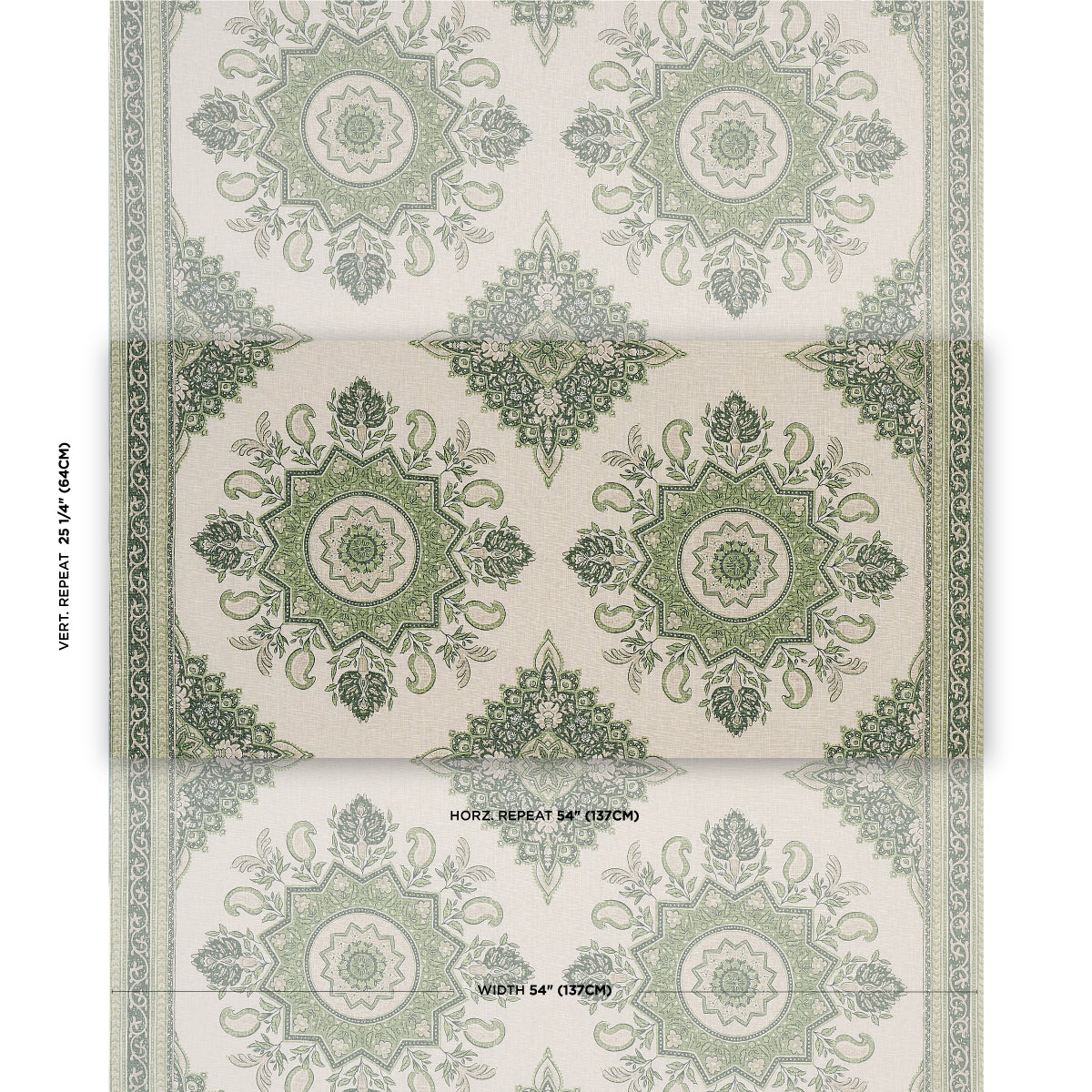 MONTECITO MEDALLION | LEAF GREEN