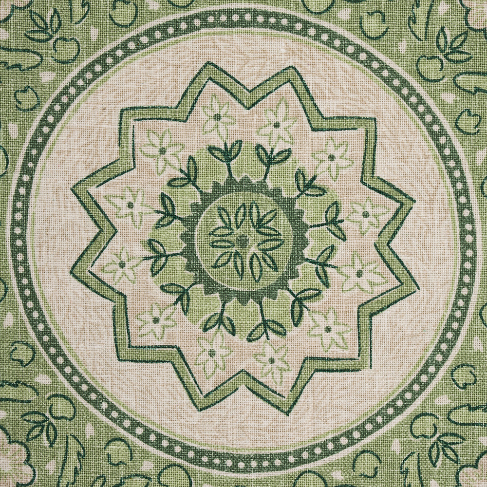 MONTECITO MEDALLION | Leaf Green