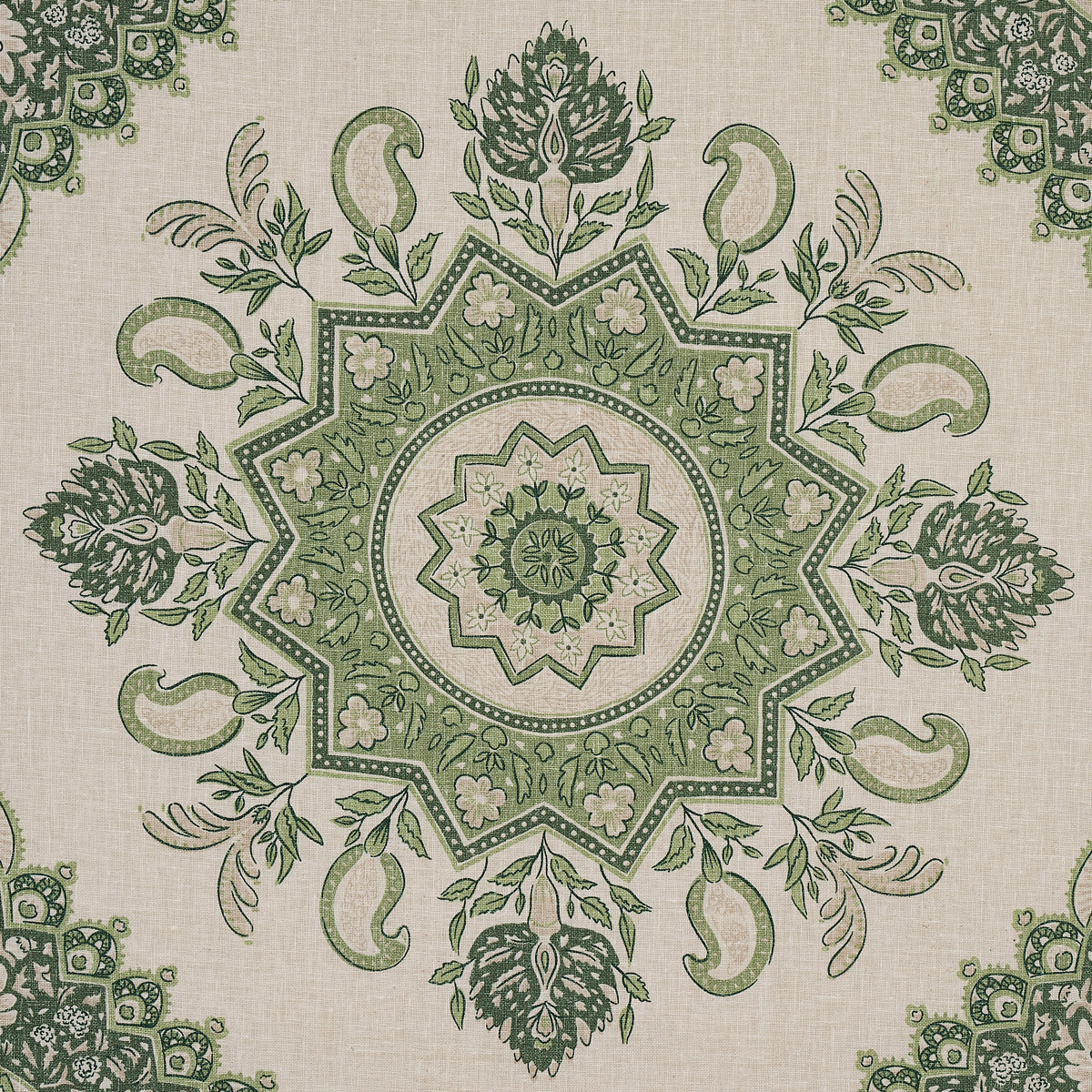 MONTECITO MEDALLION | LEAF GREEN