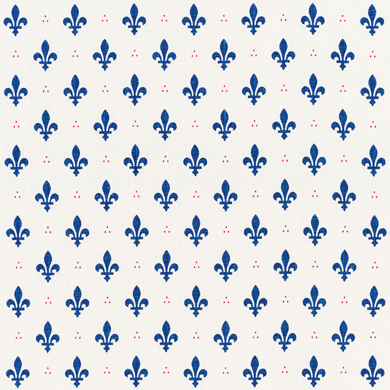 FLEUR DE LIS | BLEU & ROUGE