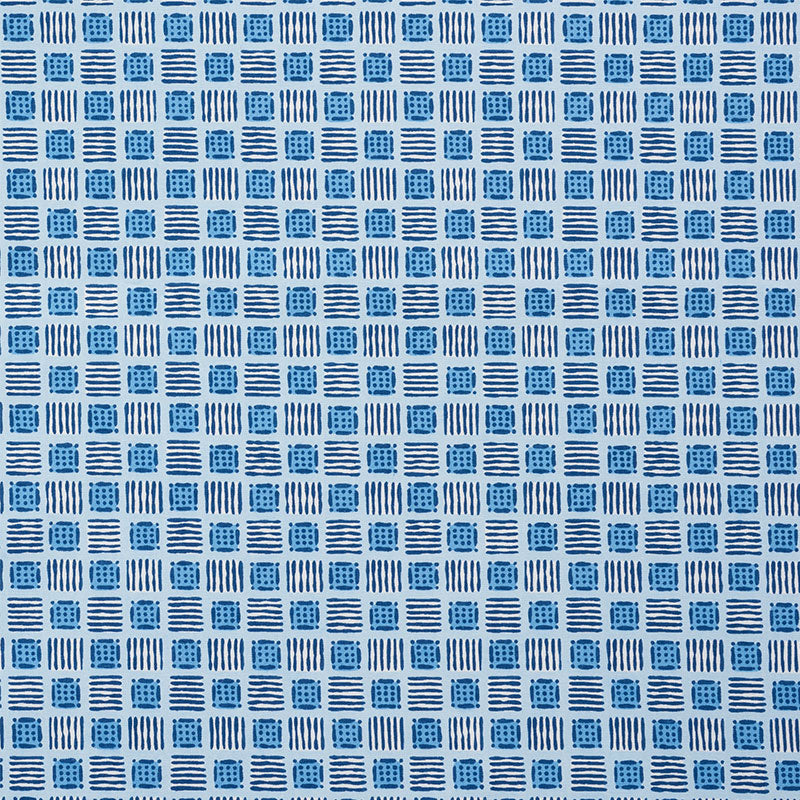 MOTTLEY GRID | Cottage Blue