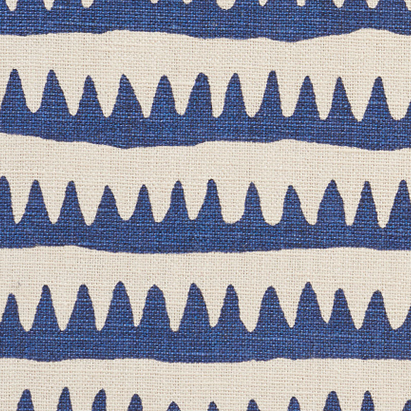 CORFU HAND PRINTED STRIPE | Navy