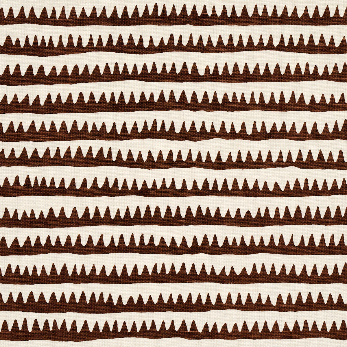 CORFU HAND PRINTED STRIPE | BROWN