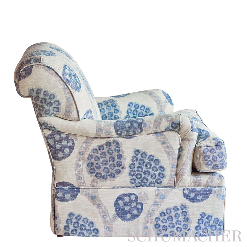 ANNABEL WARP PRINT | Blue