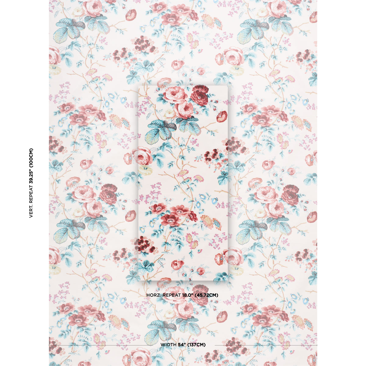 SALISBURY CHINTZ | ROSE