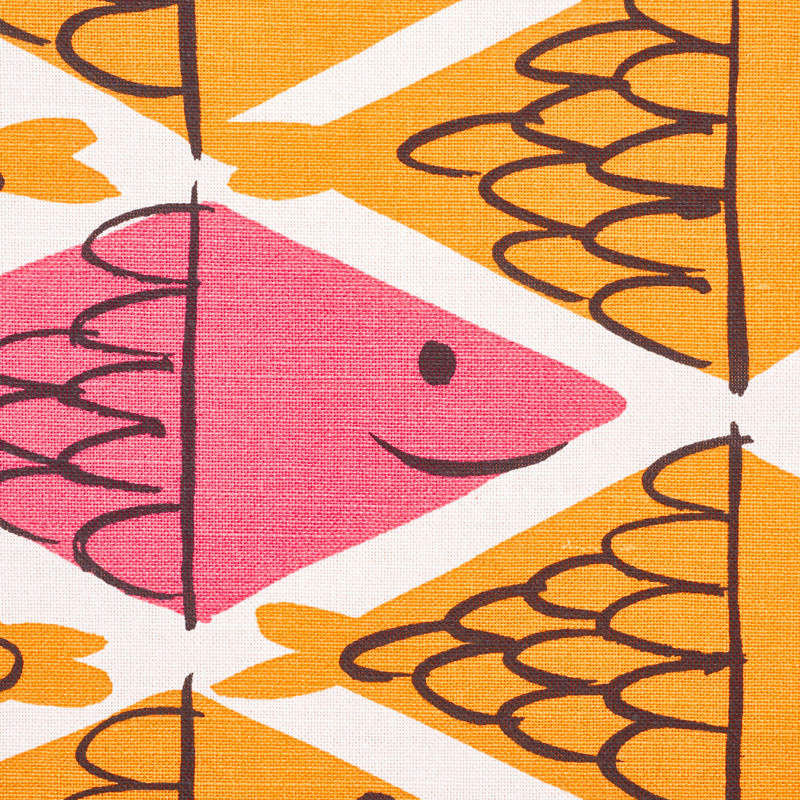 FISH SCHOOL | ORANGE & PINK