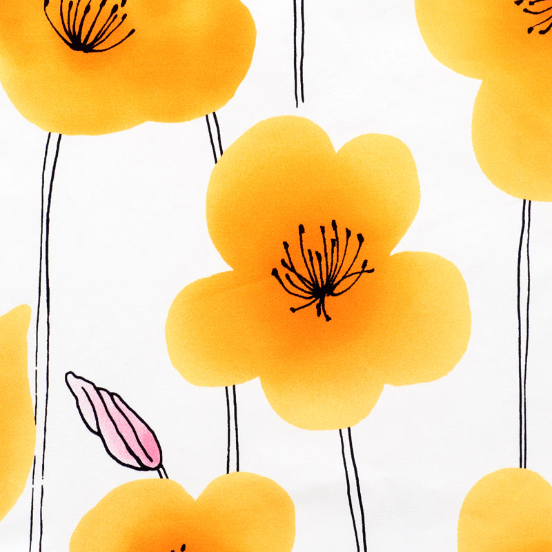 WILD POPPIES PANEL | ORANGE