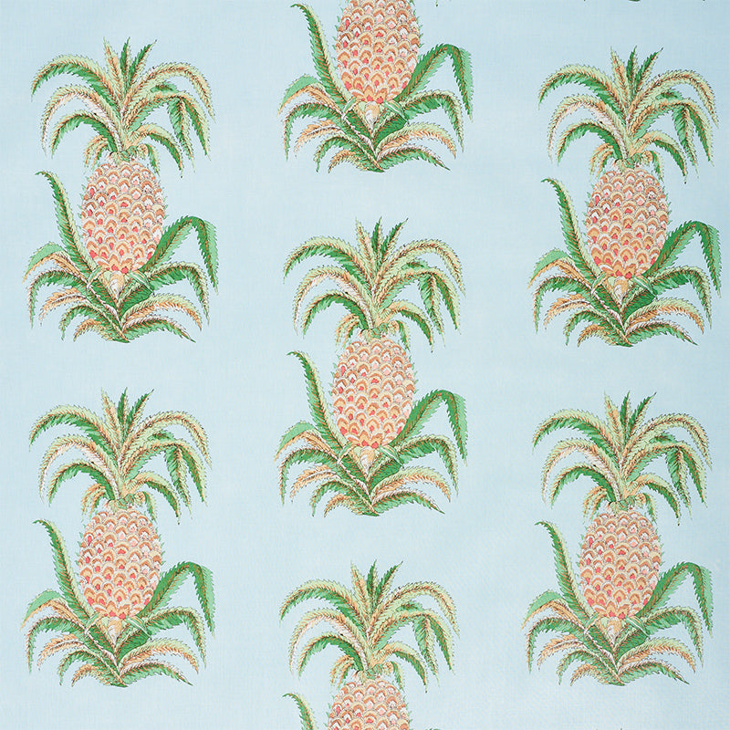 PINEAPPLES CHINTZ | Sky