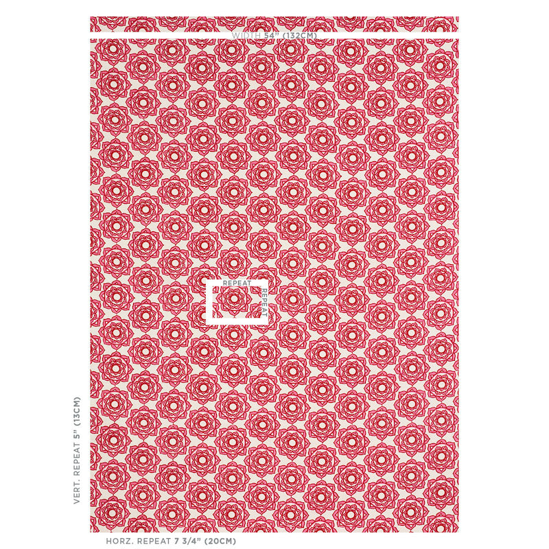 ROSE HAND BLOCK PRINT | Pink