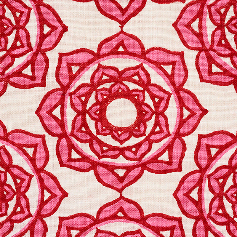 ROSE HAND BLOCK PRINT | Pink