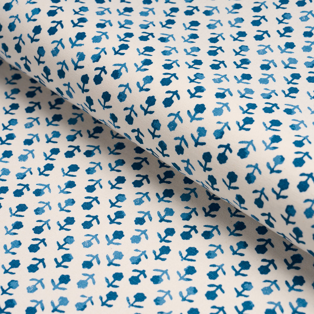BEATRIZ HANDPRINT | Cobalt