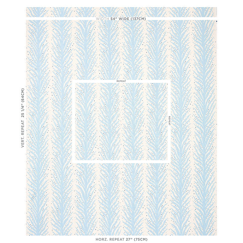 CREEPING FERN PRINT | Slumber Blue