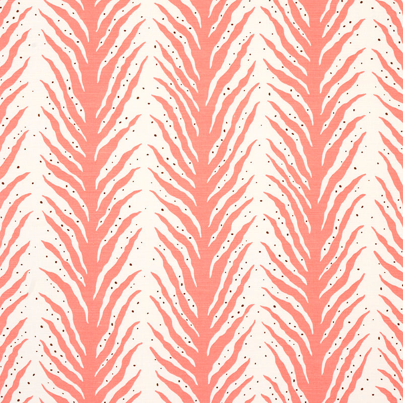 Creeping Fern Print | Coral