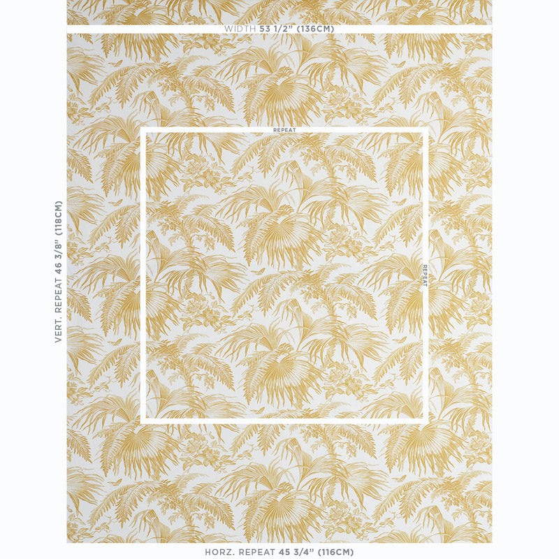 TOILE TROPIQUE | Gold