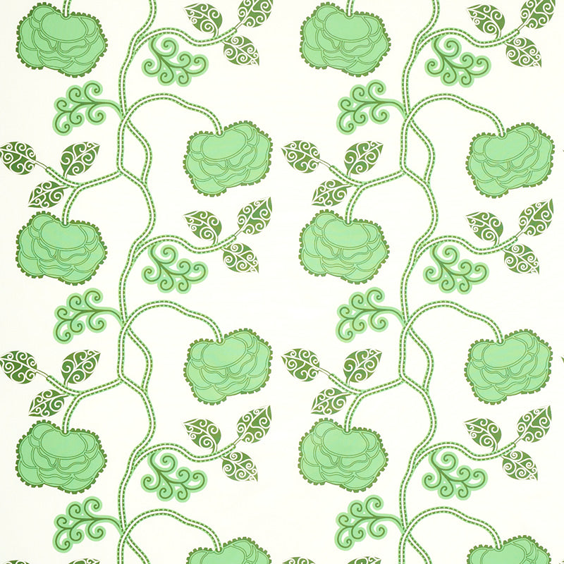 QUEEN FRUIT CHINTZ | JADE