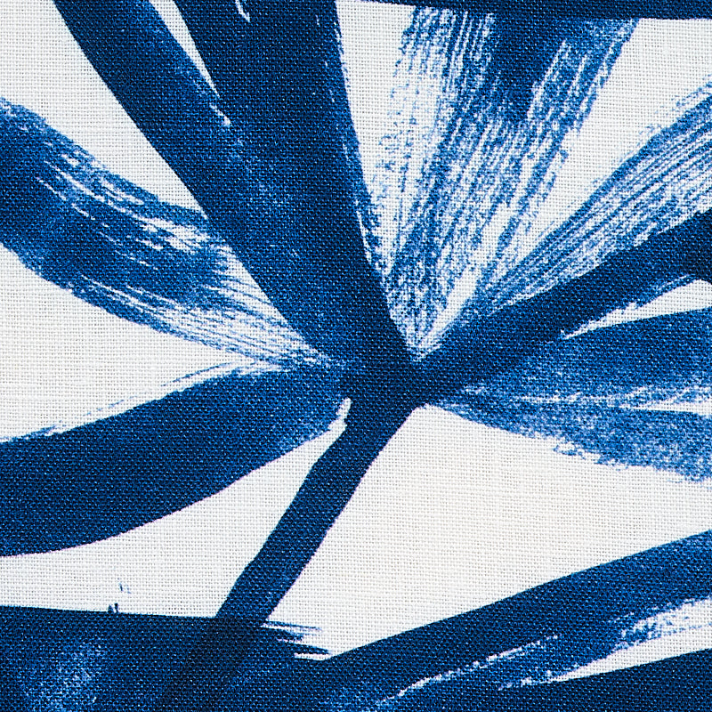 SUNLIT PALM LINEN | BLUE