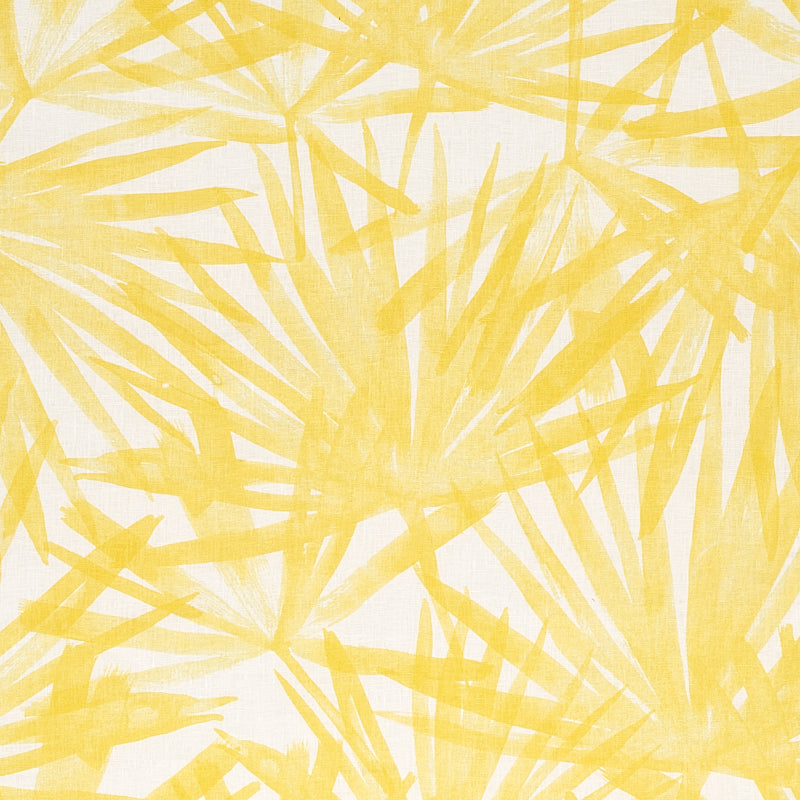 SUNLIT PALM LINEN | Yellow