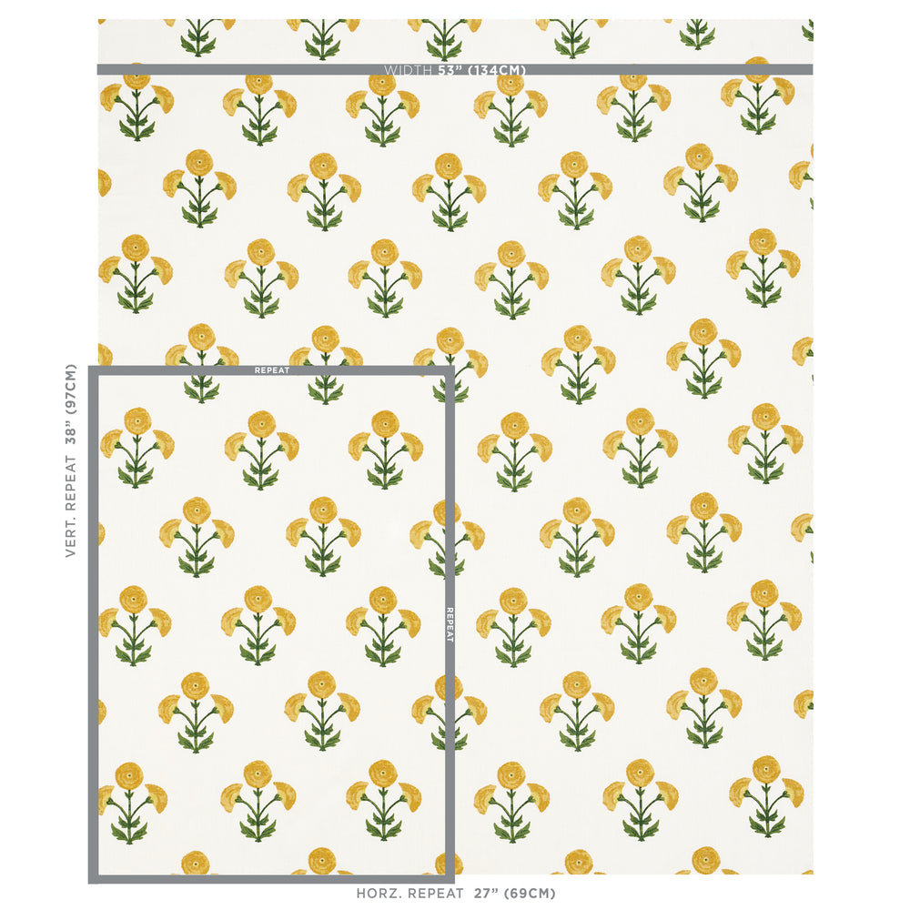 Saranda Flower Embroidery | Marigold