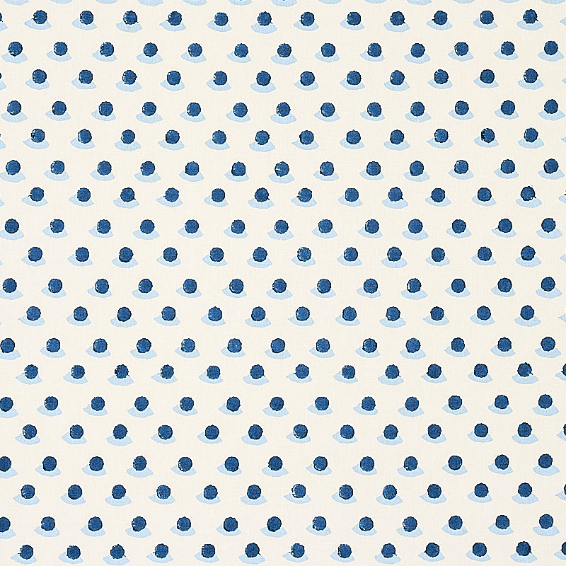 Berry Hand Block Print | Indigo & Sky