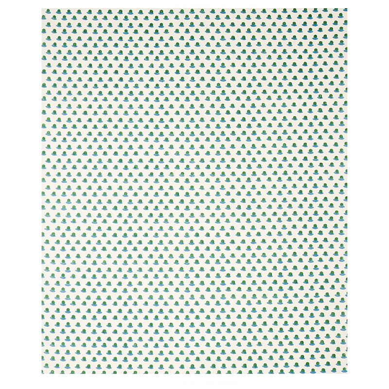 Berry Hand Block Print | Grass & Sky