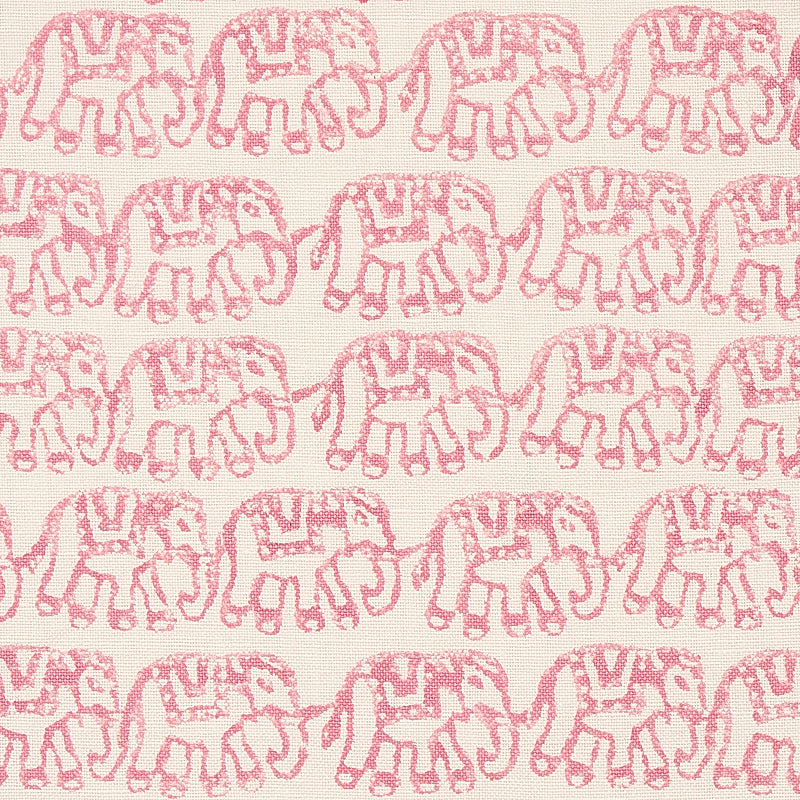 Ellies Hand Block Print | Rose
