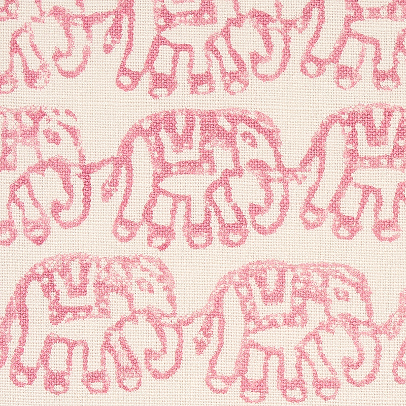 Ellies Hand Block Print | Rose