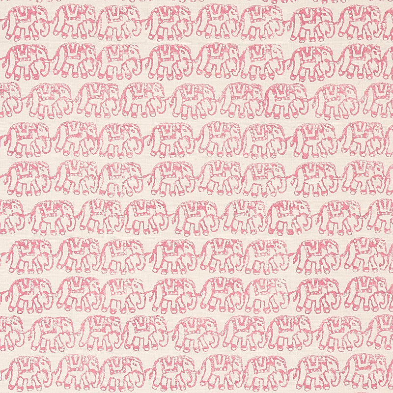 Ellies Hand Block Print | Rose