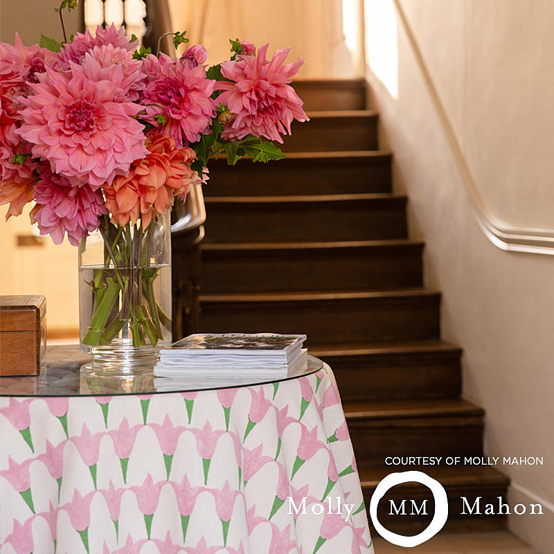 Tulip Hand Block | Rose & Grass