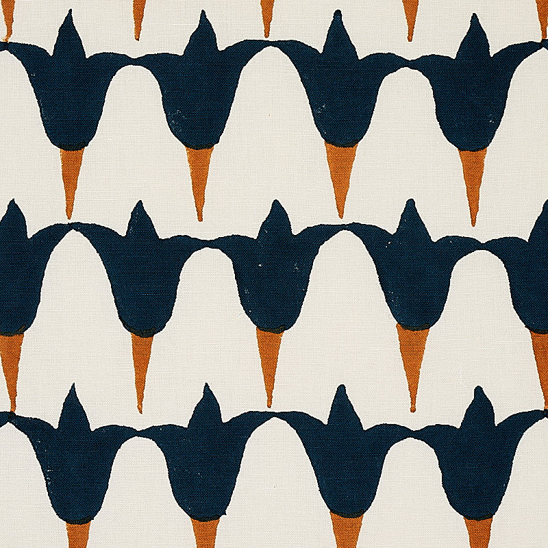 Tulip Hand Block | Midnight & Copper