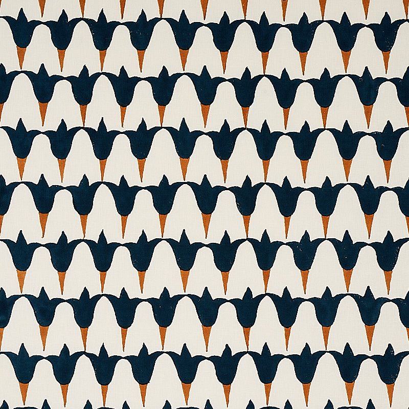 Tulip Hand Block | Midnight & Copper