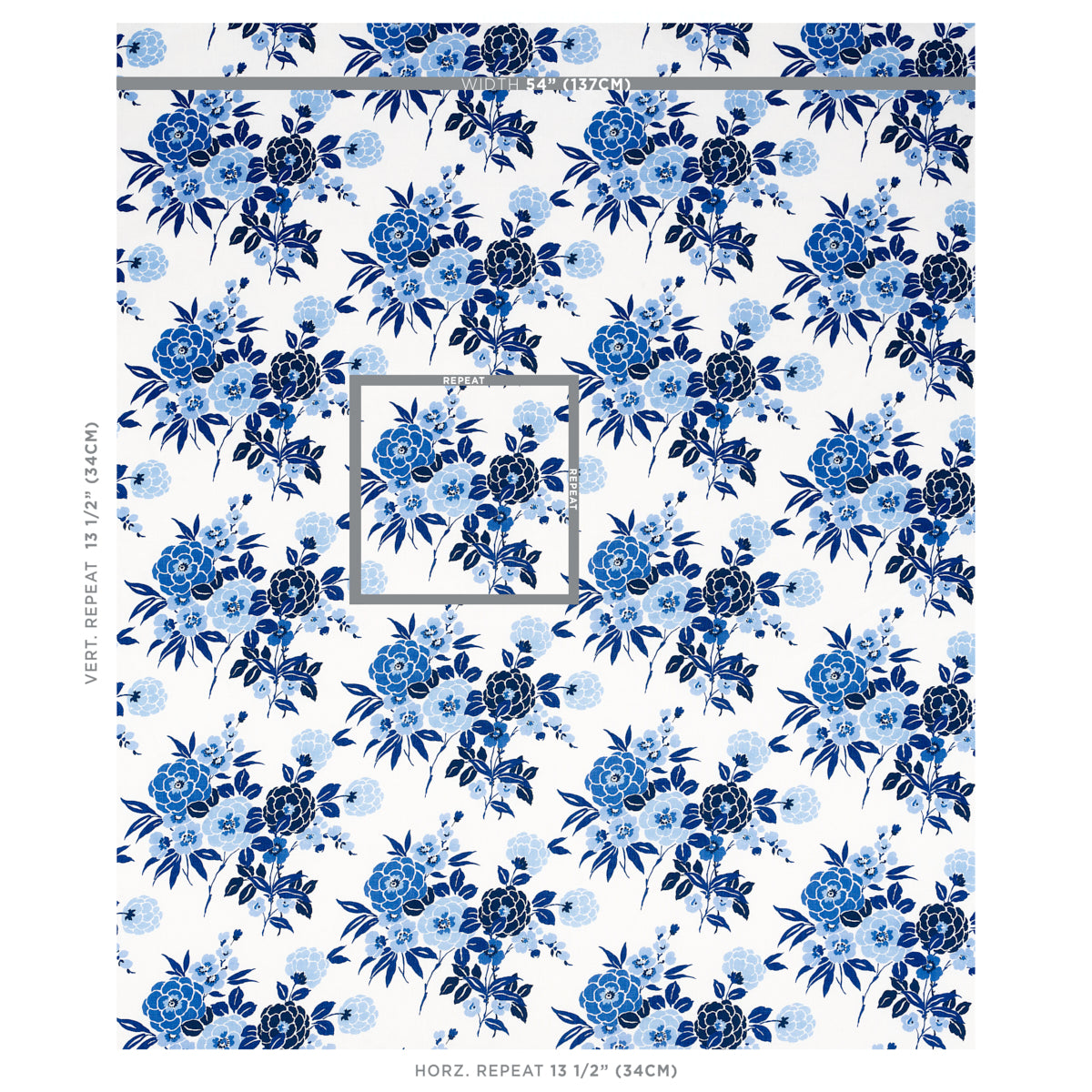 VALENTINA FLORAL | Blue