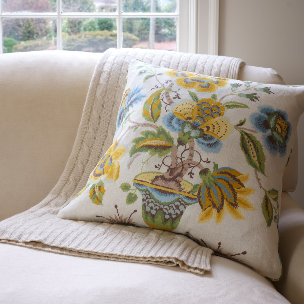 ASHFORD LINEN | Ochre And Sky