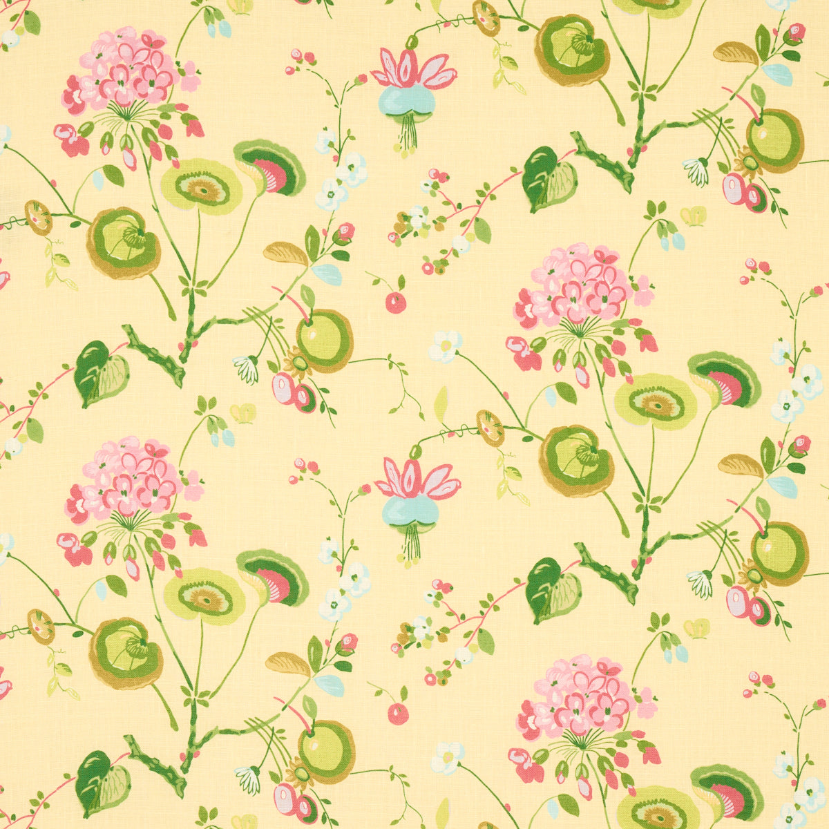 VASILY LINEN | Green And Yellow